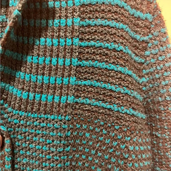 Desigual Teal and Black Knit Sweater - Picture 8 of 9